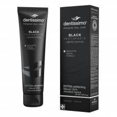 Зубная паста Dentissimo Экстра-Отбеливание ЧЕРНАЯ EXTRA-WHITENING BLACK, 75 мл