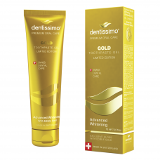 Зубная паста-гель Dentissimo GOLD Передовое отбеливание ЗОЛОТАЯ, 75 мл