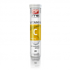 Витамины шипучие Dr. Frei Vitamin С, Витамин С 1000 мг №20, Болгария