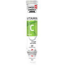 Витамины шипучие Swiss Energy Vitamin С 550mg, Витамин С 550мг, №20, Швейцария