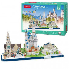 Трехмерная головоломка-конструктор "CITY LINE BAVARIA"