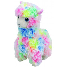 TY Beanie Babies 41217 Разноцветная лама "Lola"15см