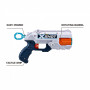 X-Shot Скорострельный бластер EXCEL Reflex 6 Double (2 бластера, 3 банки, 16 патронов)