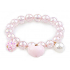 Great Pretenders Браслет Pink Heart Bobble