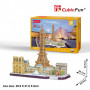 CubicFun Трехмерная головоломка-конструктор "CITY LINE PARIS"
