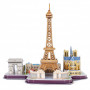 CubicFun Трехмерная головоломка-конструктор "CITY LINE PARIS"