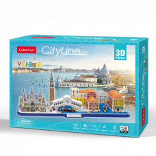 Трехмерная головоломка-конструктор "CITY LINE VENICE"
