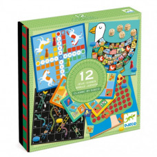 DJECO Набор классических игр 12 в 1