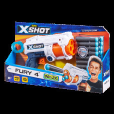 X-Shot Скорострельный бластер EXCEL FURY 4 (16 патронов)