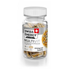 Витамины в капсулах  Swiss Energy Multivit Мультивит, №30, Швейцария